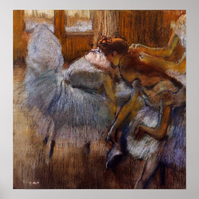 Degas - Dancers Relaxing 1885 Poster (Front)