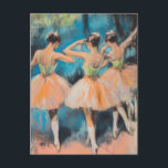 Degas Dancers Vintage Postcard<br><div class="desc">Degas Dancers Vintage Postcard</div>