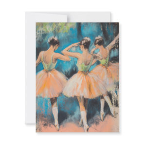 Degas Dancers Vintage Postcard