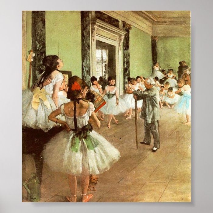 Degas Dancing Class Print