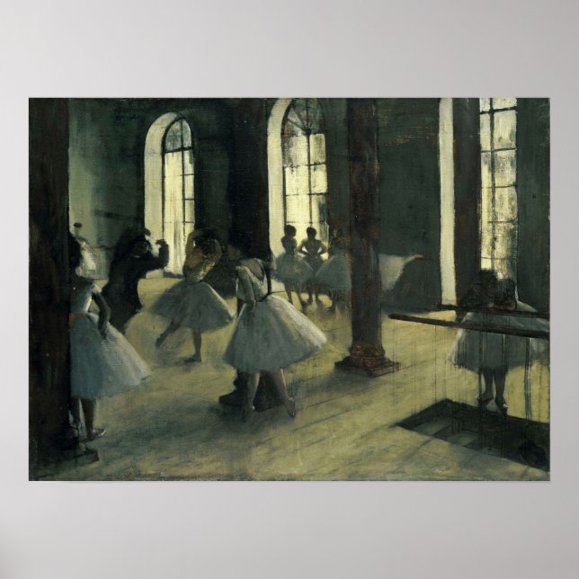 Degas - Foyer Rehearsal Of The Dance Poster (Front)