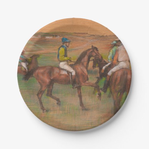 Degas Race Horses Impressionist Paper Plates