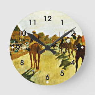 Degas: Racehorses Before the Stands Round Clock