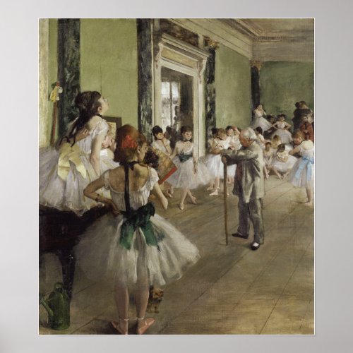 Degas _ The Ballet Class Poster