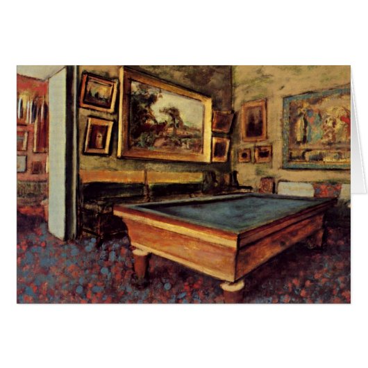 Degas - The Billiard Room Cards (Front Horizontal)