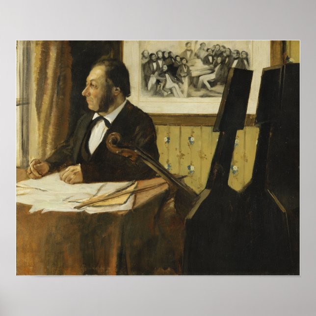 Degas - The Cellist Pilet Poster (Front)
