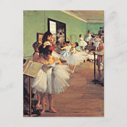 Degas _ The Dance Class Postcard
