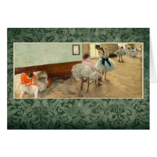 Degas "The Dance Lesson" Cards (Front Horizontal)