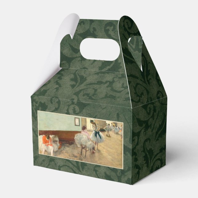 Degas "The Dance Lesson" Favor Boxes (Front Side)