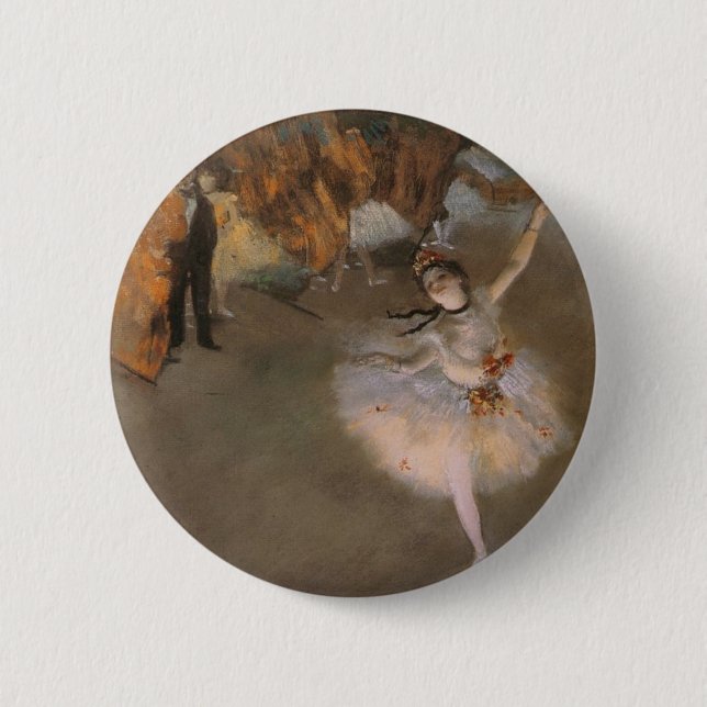 Degas The Star Pinback Button (Front)