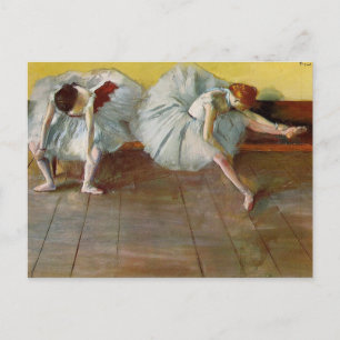 Degas Two Ballet Dancers Postcard