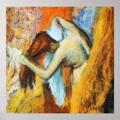 Degas _ Woman At Her Toilette 1905 Poster