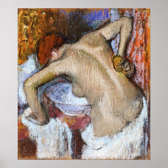 Degas - Woman Sponging Her Back Poster (Front)