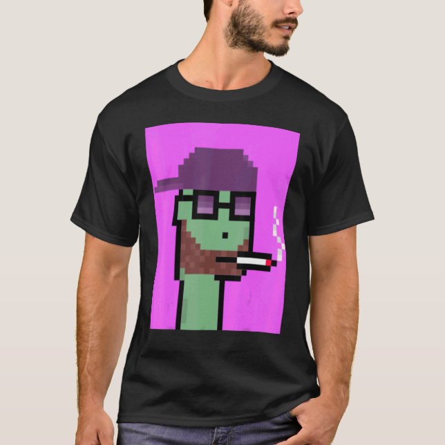 Degen Smokers Club 474 Nft Ravencoin Generative Pi T-Shirt (Front)