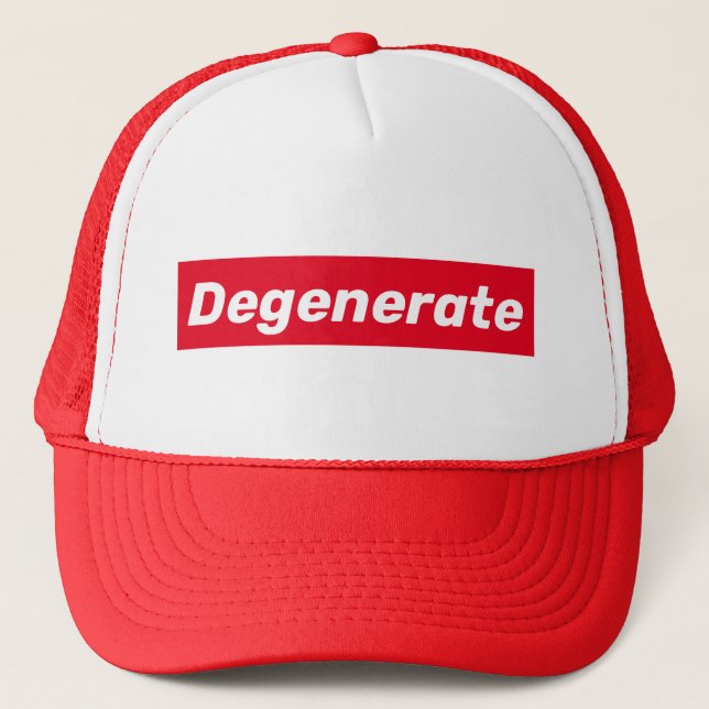 Degenerate Apparel Trucker Hat (Front)
