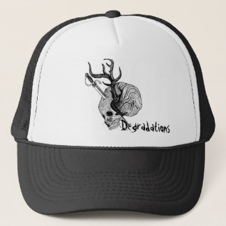 Degradations Antler Skull Trucker Hat