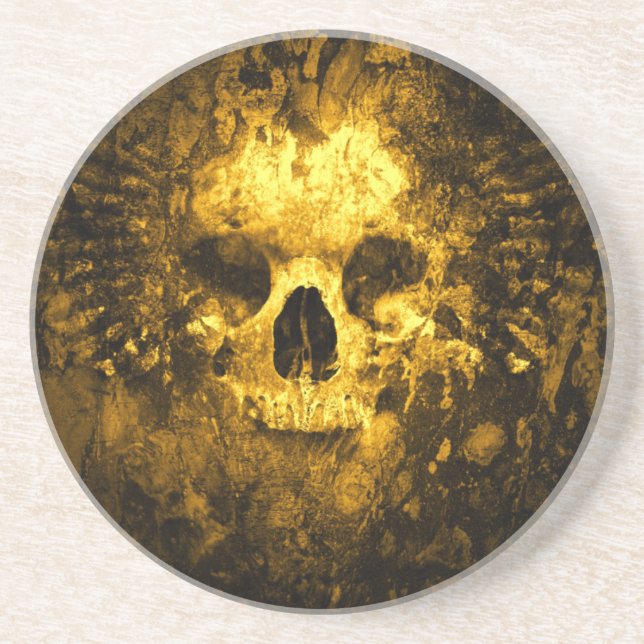 Degrated Skull Coaster (Front)