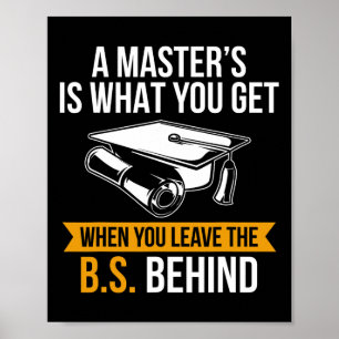 Degree Mba Masters Degree Graduation  Poster