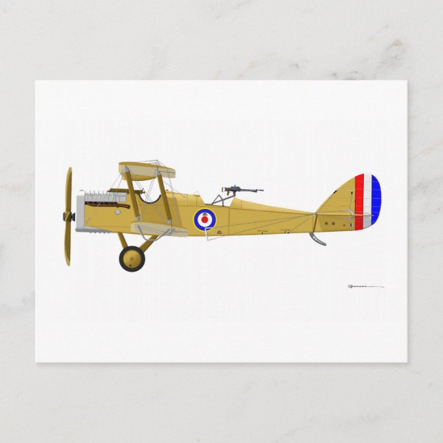 DeHavilland DH-4 Cat009M Postcard (Front)