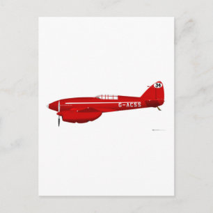DeHavilland DH-88 Comet Postcard