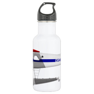 DeHavilland U-6 Beaver Floats Stainless Steel Water Bottle