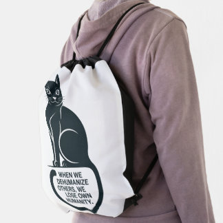 Dehumanize No More Drawstring Bag