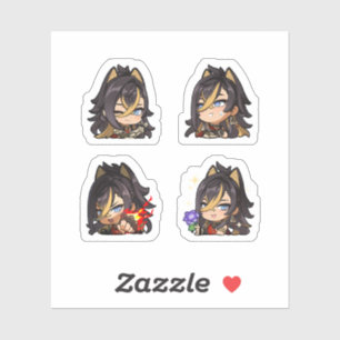 Dehya Genshin Impact 4 Pack Sticker Sheet
