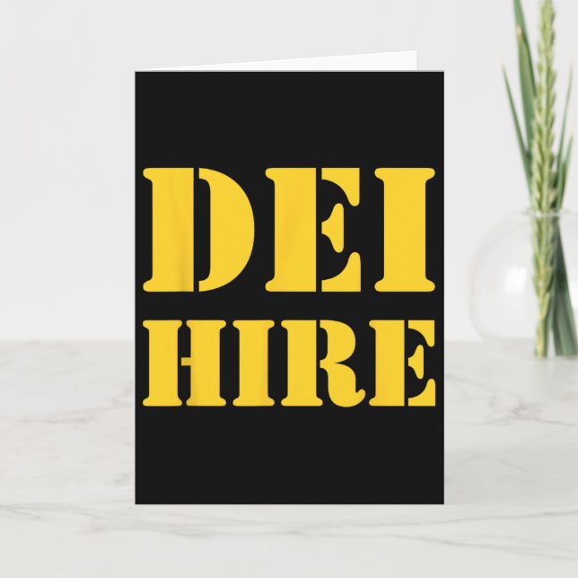 Dei Hire  Card (Front)