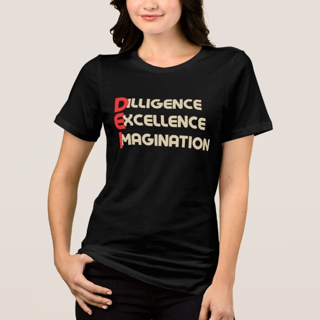DEI Shirt, Thoughtful Gift For Change-Makers Tri-Blend Shirt (Front)