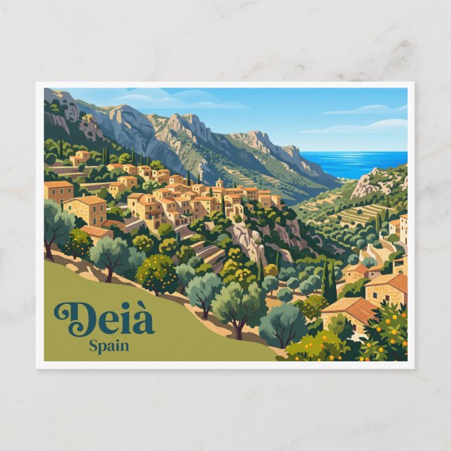 Deià Spain Postcard (Front)