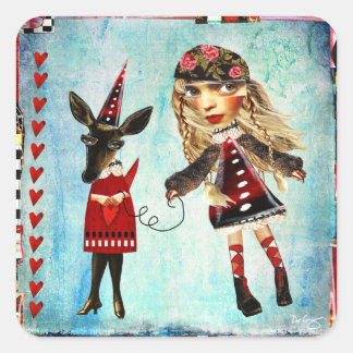 Deidre and her Doe Stickers