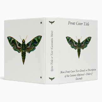 Deilephila Nerii - Oleander Hawk-Moth 3 Ring Binde Binder