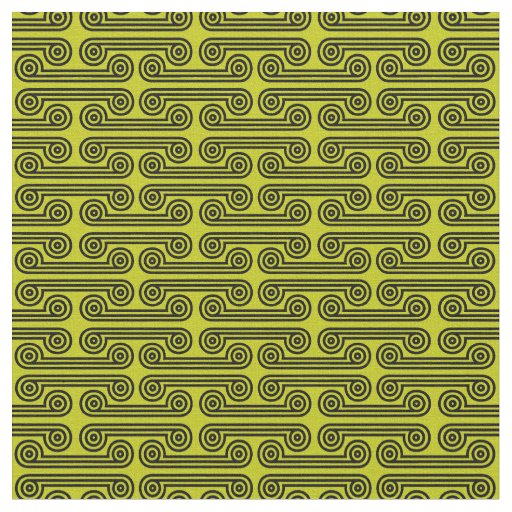 Deimos in Shades of Yellow Green Fabric