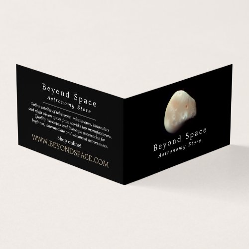 Deimos Moon Of Mars Astronomer Astronomy Store Business Card