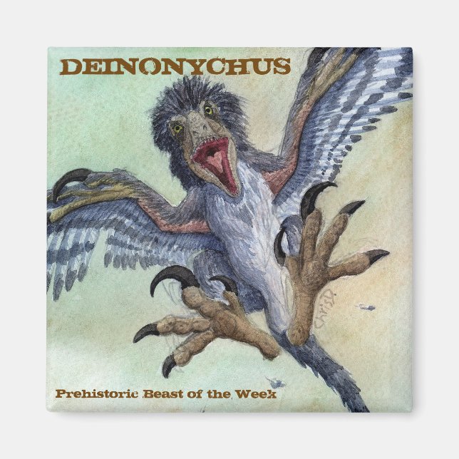 Deinonychus Magnet (Front)