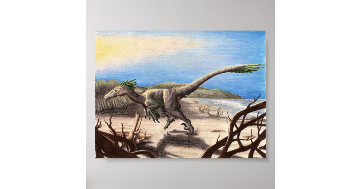 Haunts of Deinonychus – Emily Willoughby Art