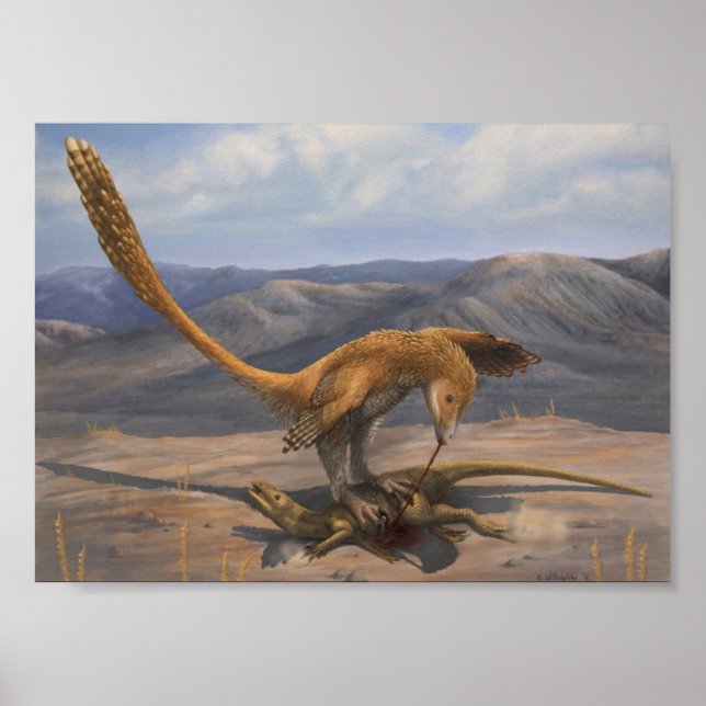 Deinonychus Prey Restraint Print (Front)