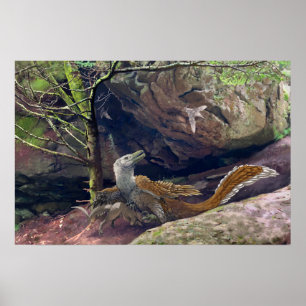Deinonychus Prey Restraint Redux Print