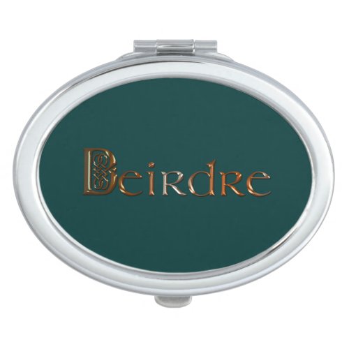DEIRDRE Name Branded Gift for Women Makeup Mirror