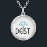 Deist - Deism Silver Plated Necklace<br><div class="desc">Deism is the recognition of a universal creative force greater than that demonstrated by mankind, supported by personal observation of laws and designs in nature and the universe, perpetuated and validated by the innate ability of human reason coupled with the rejection of claims made by individuals and organized religions of...</div>