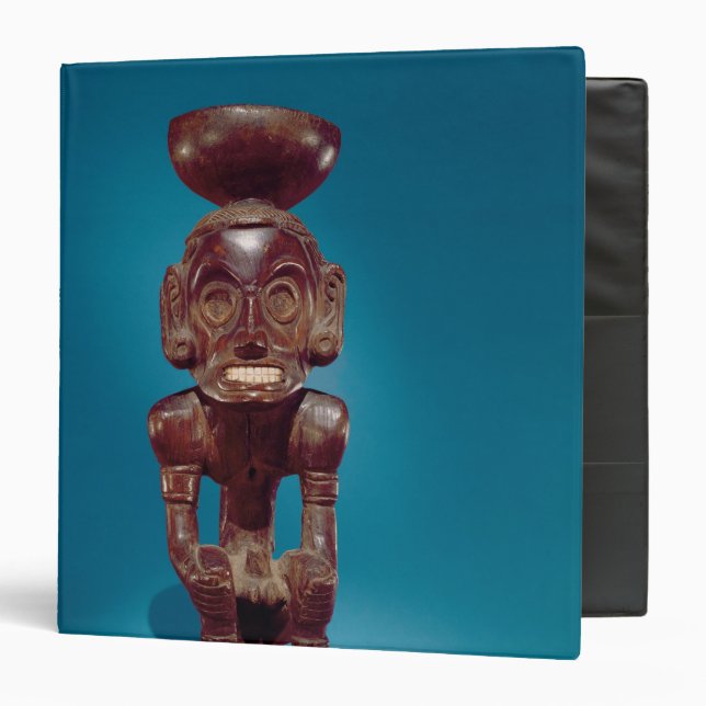 Deity figure , Dominican Republic Binder (Front/Inside)