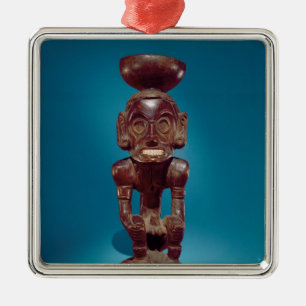 Deity figure , Dominican Republic Metal Ornament