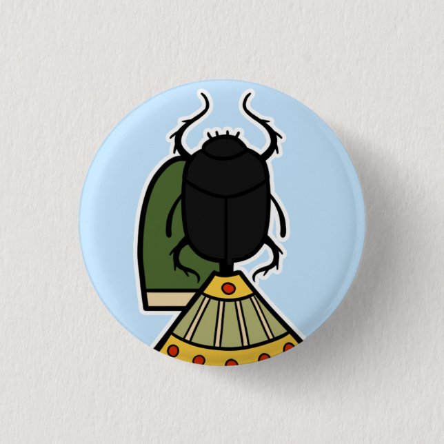 Deity :: Khepri Button (Front)