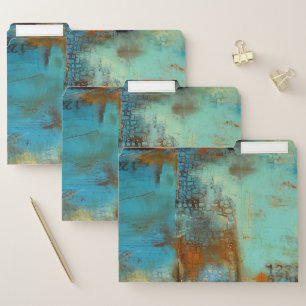 Deja Blue File Folder