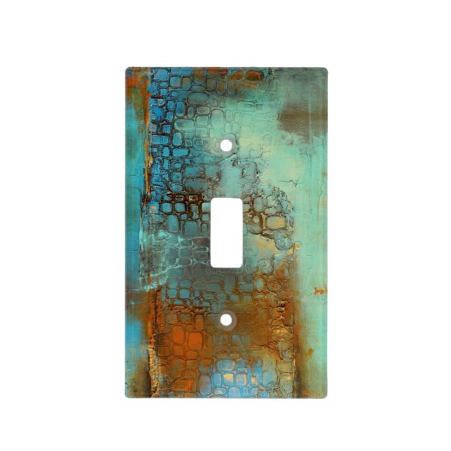 Deja Blue Light Switch Cover (Front)