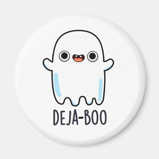 Deja Boo Funny Ghost Pun  Magnet (Front)