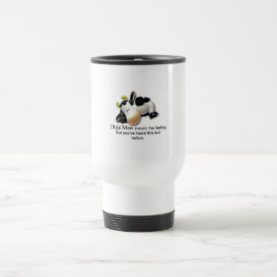 Deja Moo Bull Comic Travel Mug