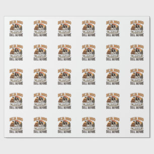 Deja Moo Funny Cow Western Vintage Shirt Design_1 Wrapping Paper