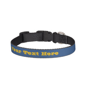 Deja Vu Blue Spring Season Solid Color Pet Collar