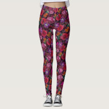 Déjà vu Destroyed Floral Leggings